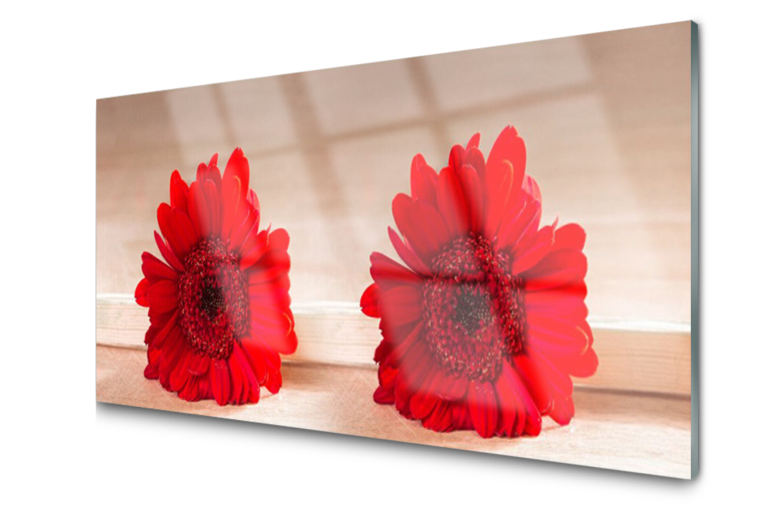 

Panel szklany dekor Kwiaty Roślina 120x60 + Klej