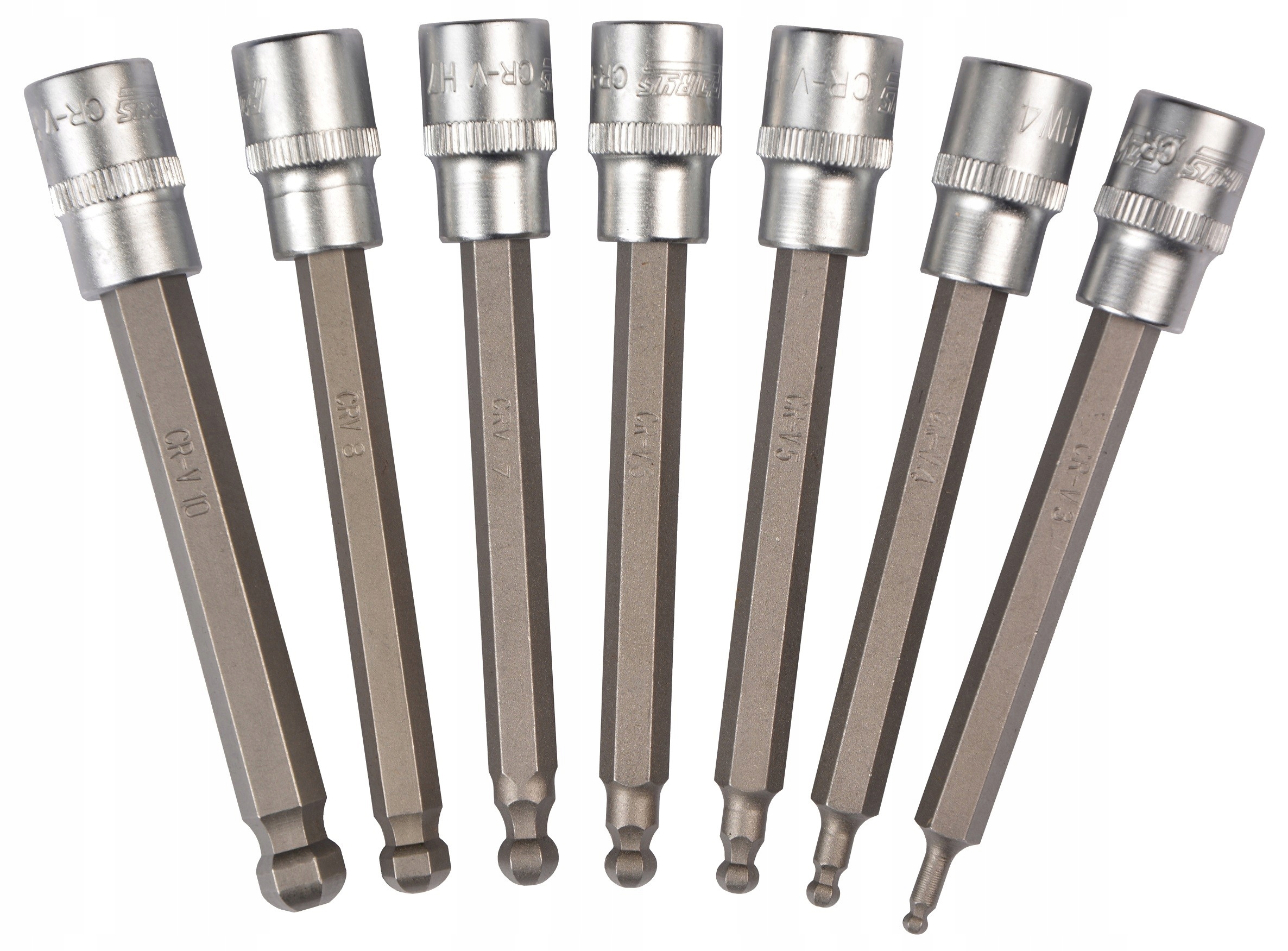 Zestaw imbusów uchylnych w obsadce imbus 3/8" - 7el. imbusy FR2054