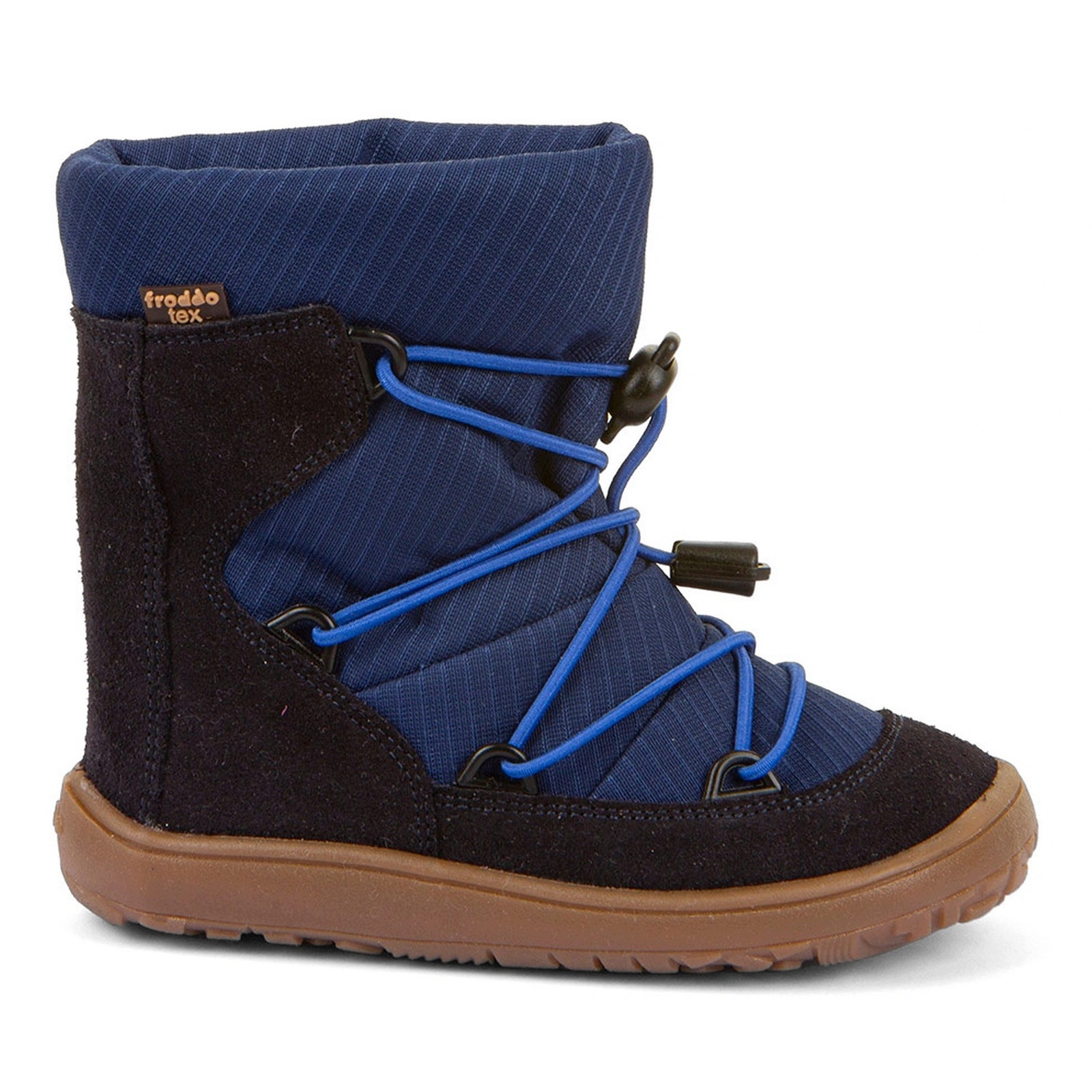 Śniegowce barefoot wsuwane dziecięce Froddo Tex Track Wool Dark Blue 33