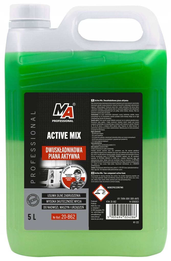 Ma Professional Active MIX Dwuskładnikowa Piana Aktywna 5L