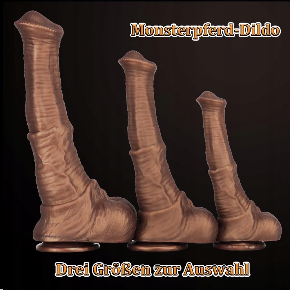 TCSKIOS Realistyczny Dildo Koński XXL Silikonowy Z Przyssawką — miniatura 6
