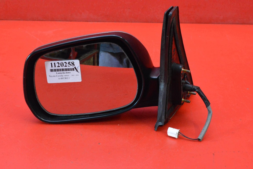 mirror left silver EU 012153 TOYOTA COROLLA VERSO 1 and 01-06 3 PIN
