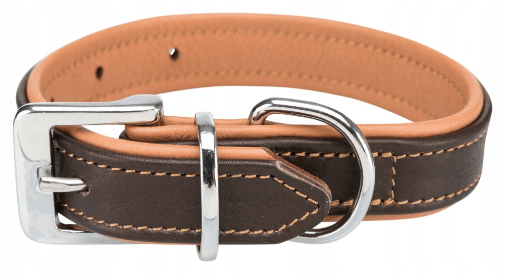 Levně Obojek Active Comfort, M: 37 – 44 cm/25 mm, hnědá/světle hnědá