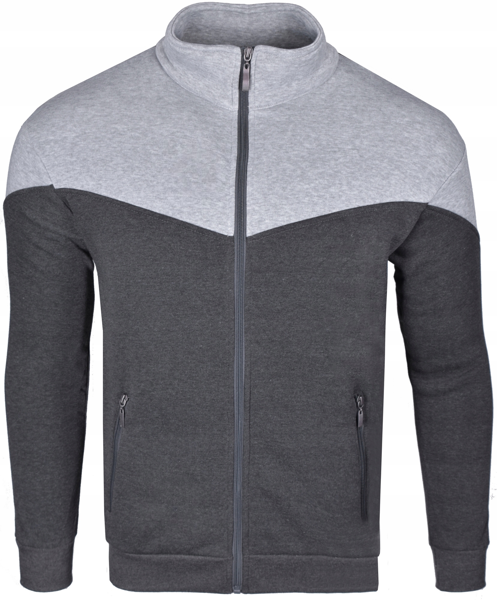 

Bluza Męska Klasyczna Rozpinana Stójka