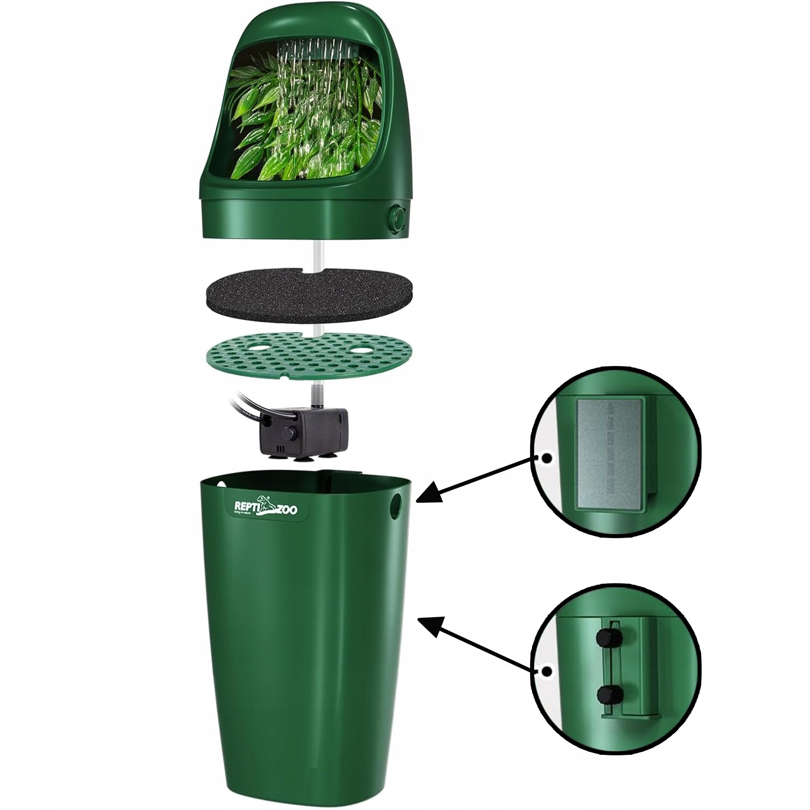 Fontána Do Terária Pro Chameleony A Gekony S Filtrací