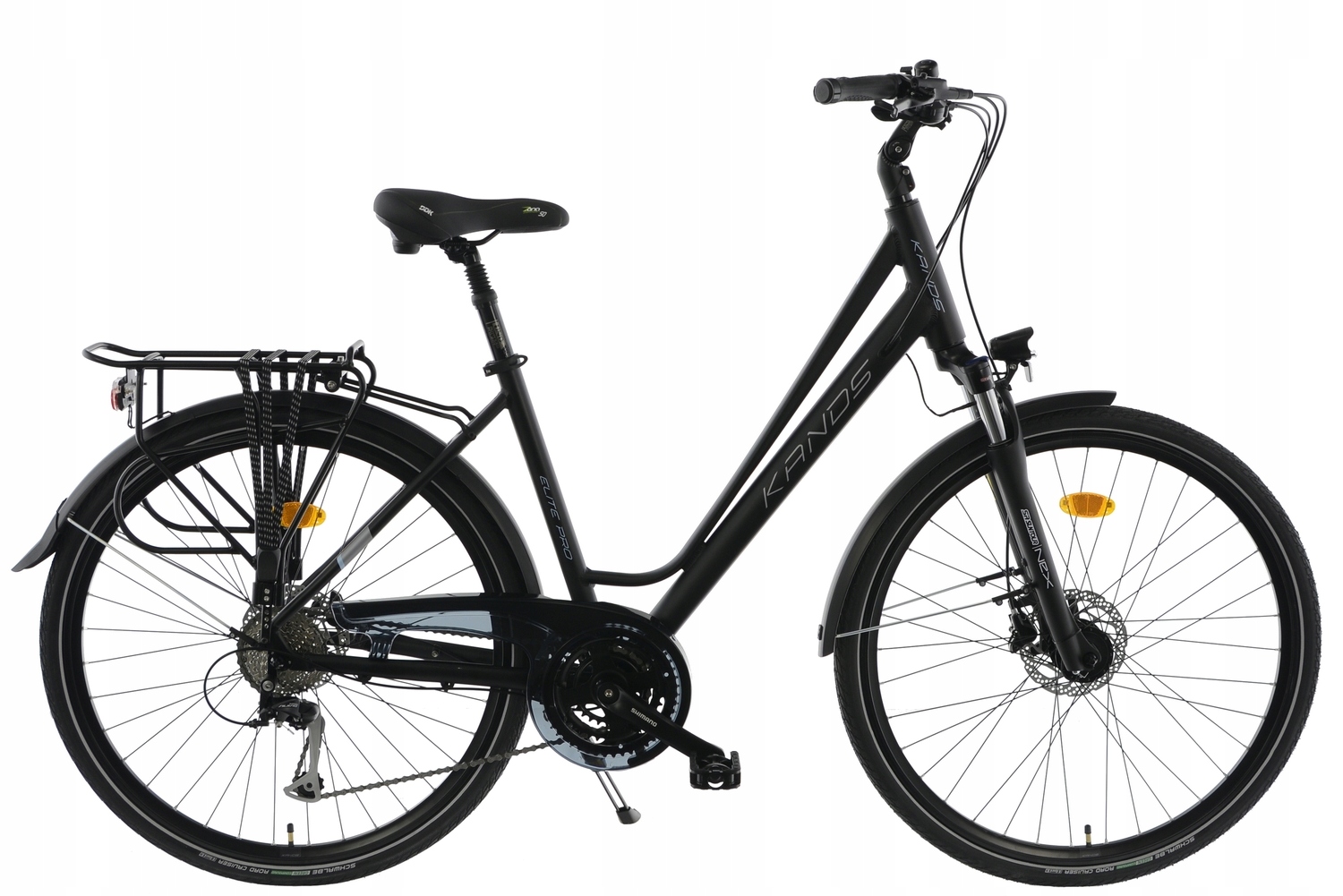 Rower Trekkingowy Kands 28 Elite Pro V3 r17' czarny SHIMANO HYDRAULIKA r24D