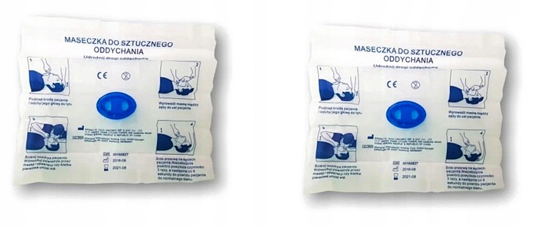 

Sztucznego Oddychania Ustnik 2SZ Maseczka Maska Do