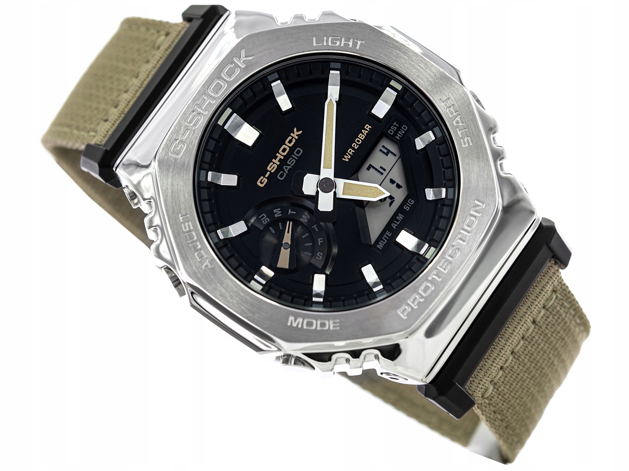 MĘSKI ZEGAREK CASIO GM-2100C-5AER G-SHOCK NA PASKU Rodzaj analogowo - cyfrowe