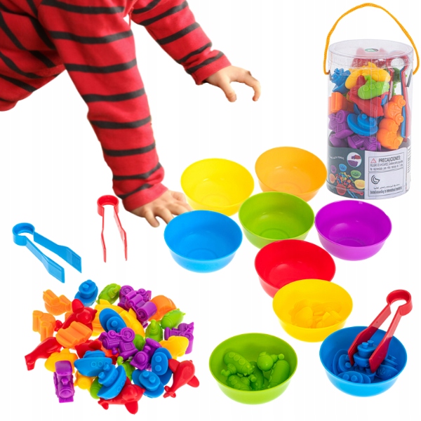 UKŁADANKA EDUKACYJNA NAUKA LICZENIA MONTESSORI GRA ZESTAW DLA DZIECI