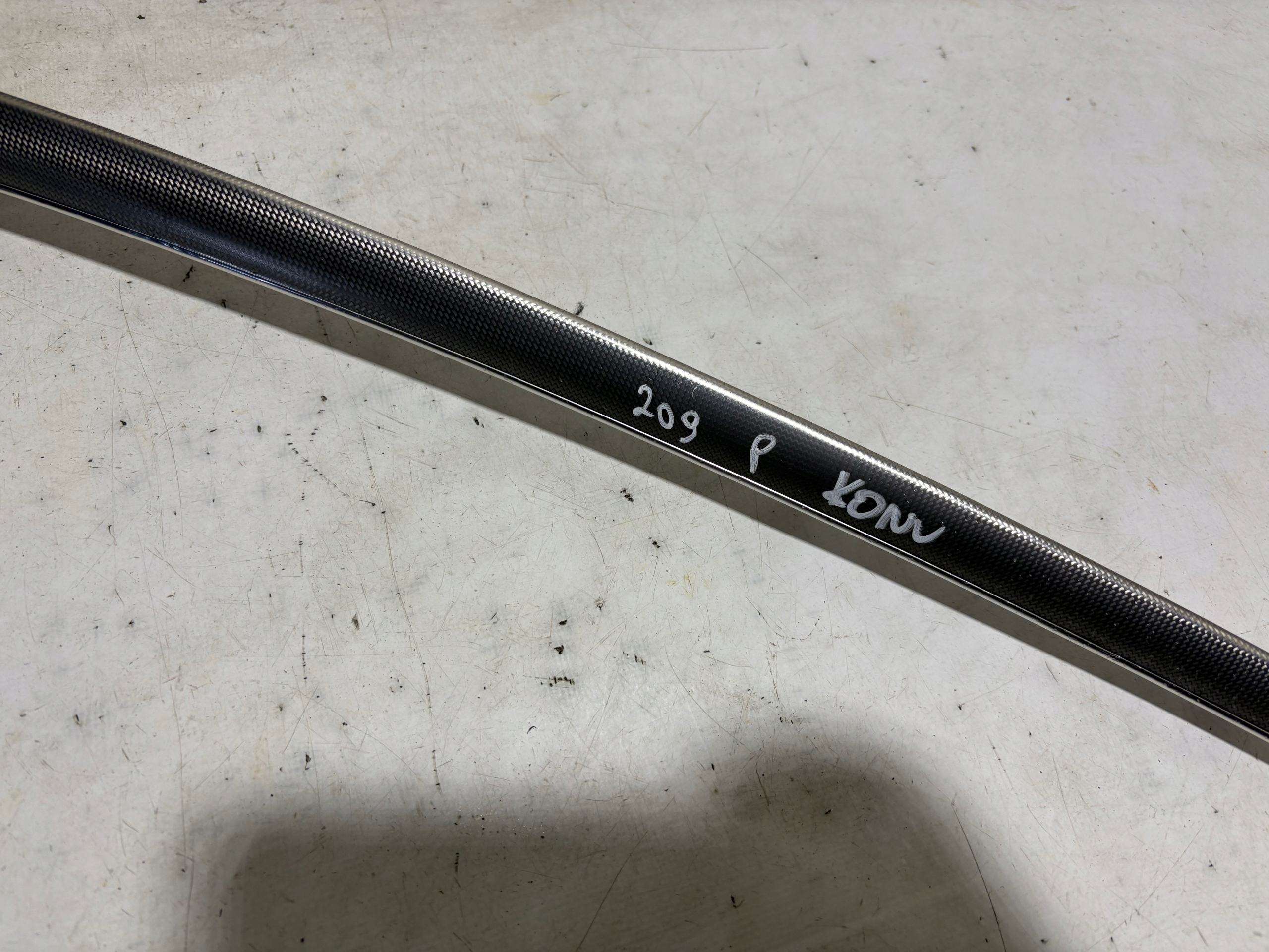MERCEDES CLK W209 CARBON DEKOR moulding door right