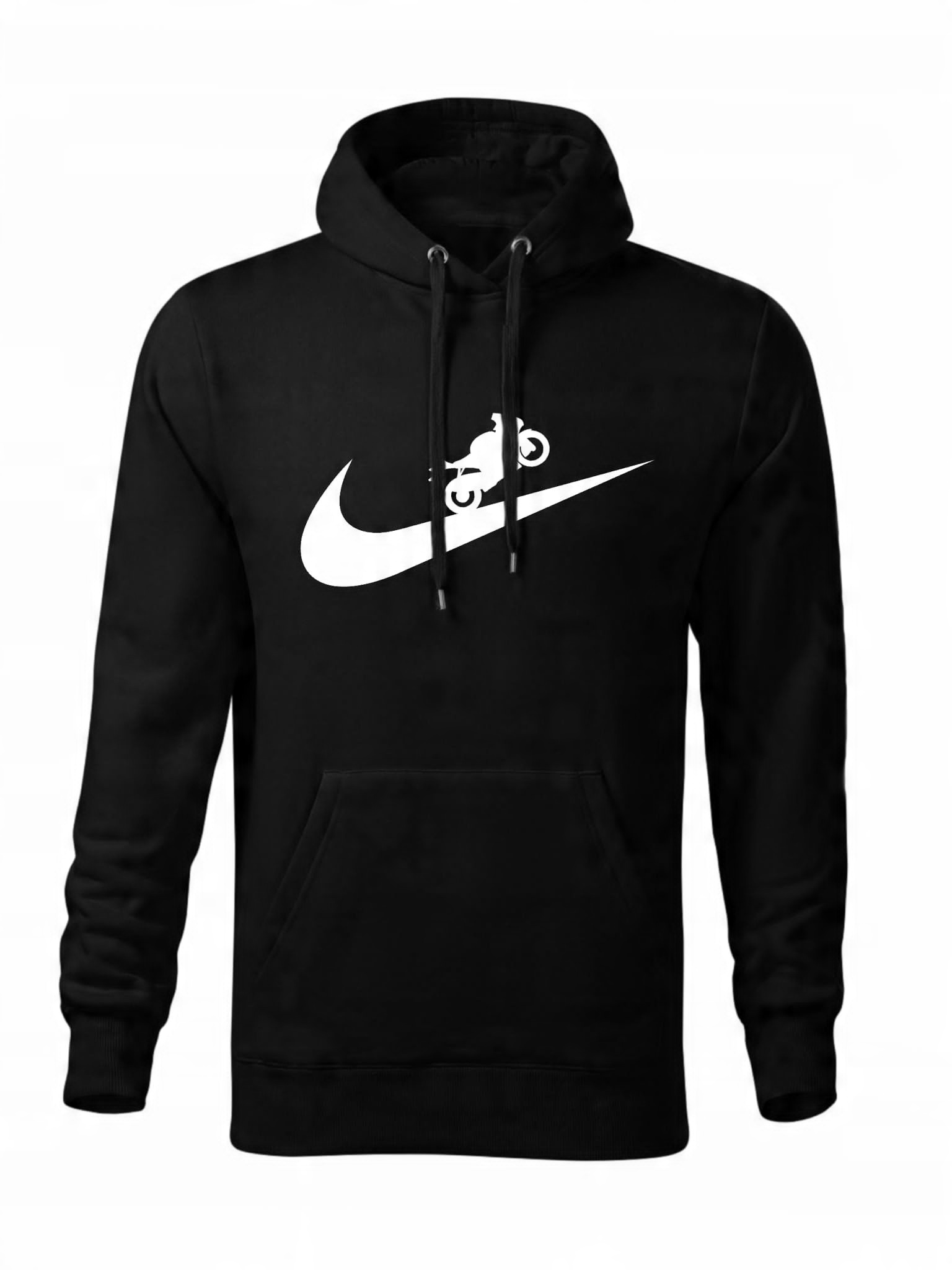

Bluza Z Kapturem Na Motor Męska Czarna L