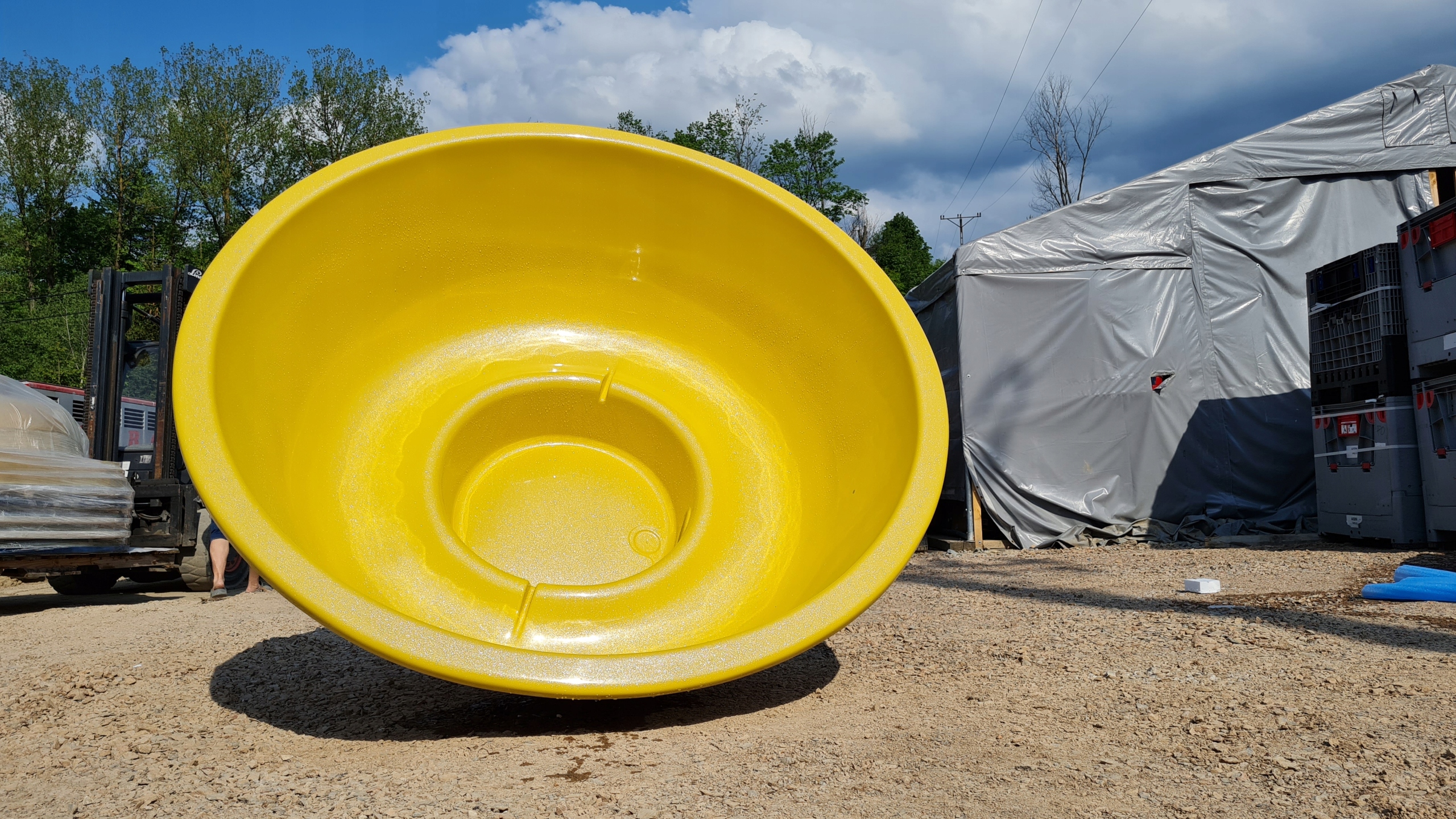 Wkład z włókna szklanego do balii jacuzzi niecka Szerokość produktu 200 cm