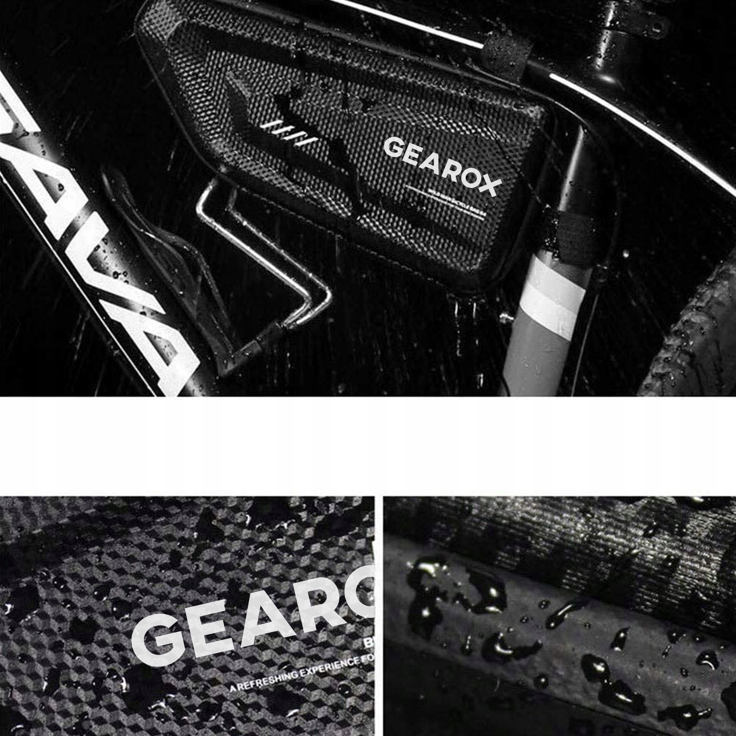 WODOODPORNA SAKWA ROWEROWA TORBA SASZETKA POD RAMĘ NA ROWER GEAROX 1,5L Marka Gearox