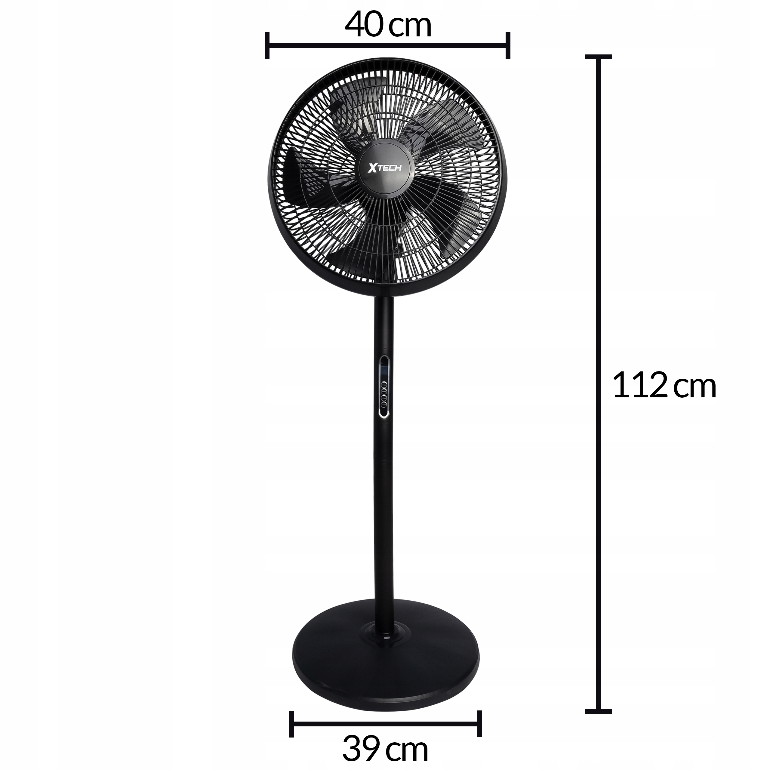 WENTYLATOR STOJĄCY WIATRAK PODŁOGOWY CICHY MOCNY 5 ŁOPATEK XTECH Kod producenta 5907783088995