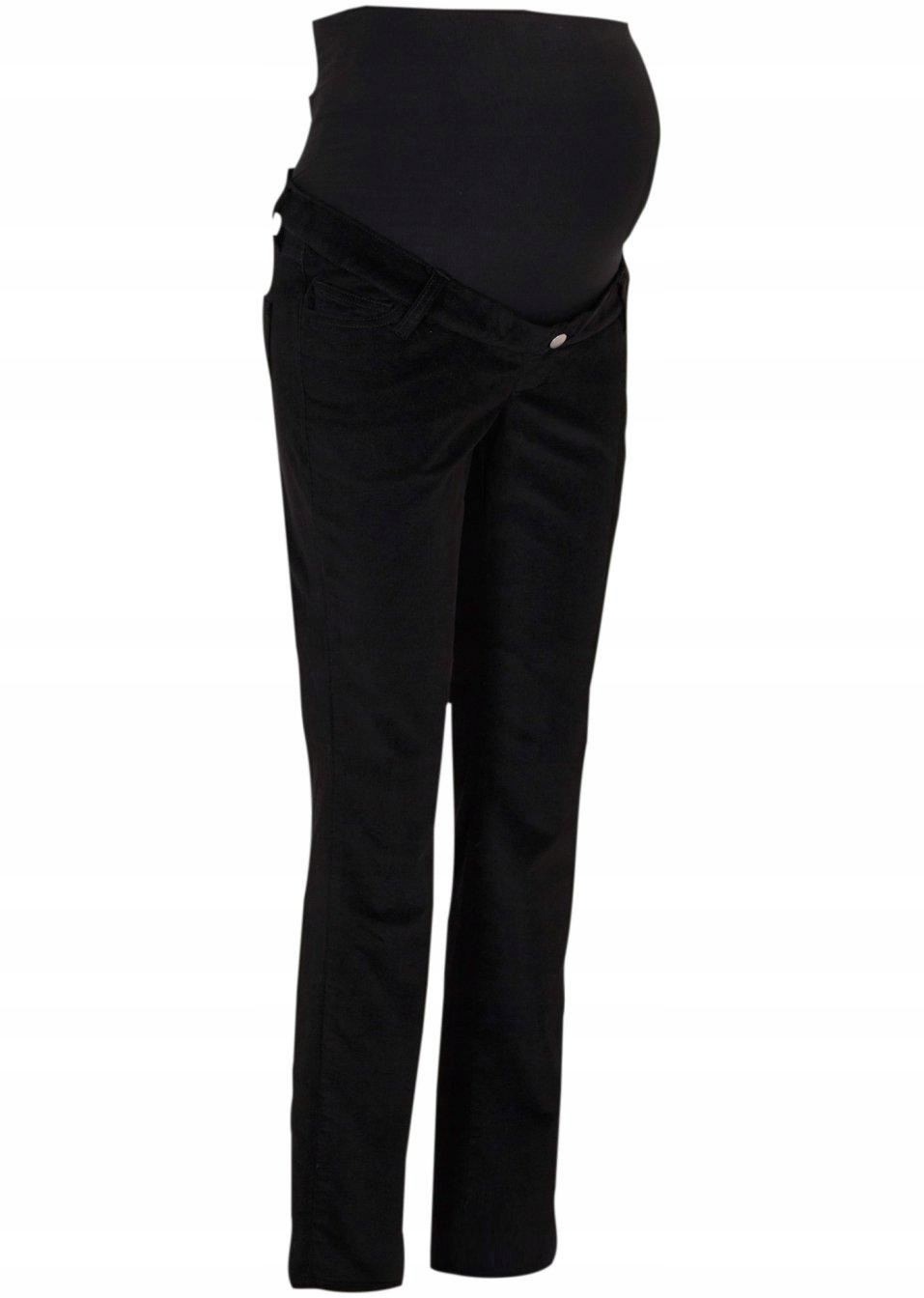 36 Bonprix SPODNIE SZTRUKSOWE CIĄŻOWE rum Marka Bonprix