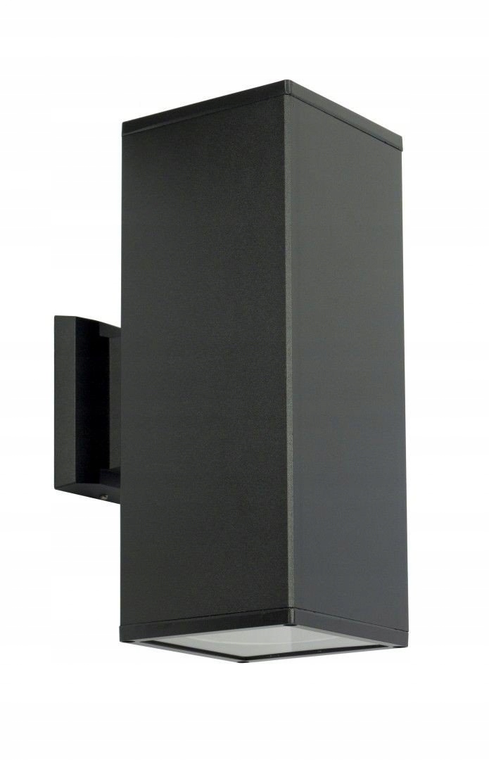 Zahradní nástěnné svítidlo Su-ma, černé, závit E27, max. 60 W, IP54