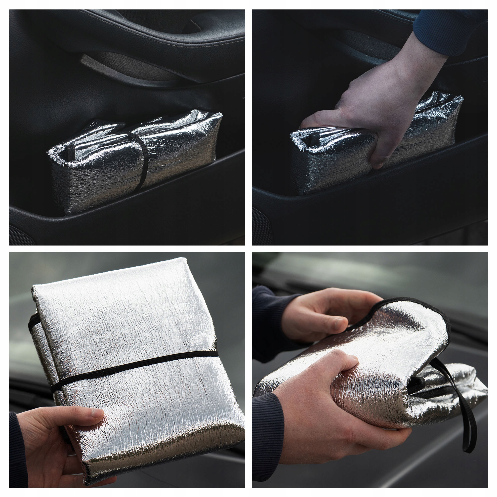 POKROWIEC MATA ANTYSZRONOWA PRZECIWSŁONECZNA OSŁONA NA SZYBĘ SAMOCHODU XXL Producent inny