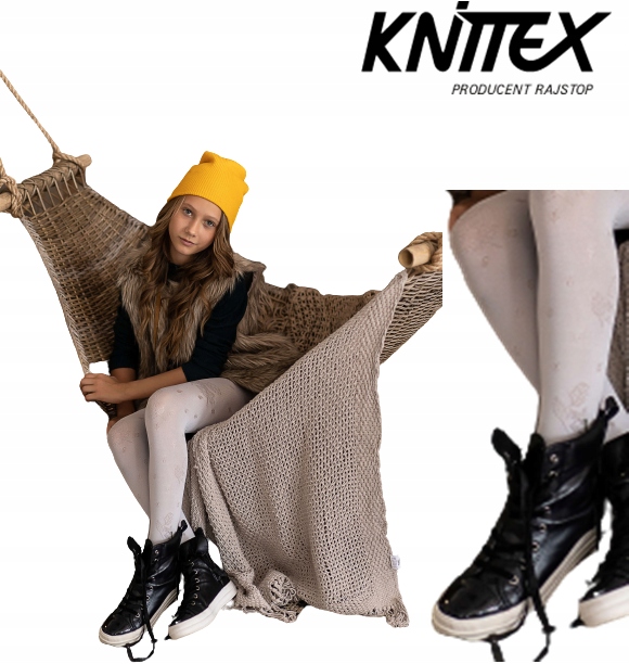 

Knittex rajstopy dziecięce Autumn białe 116-122