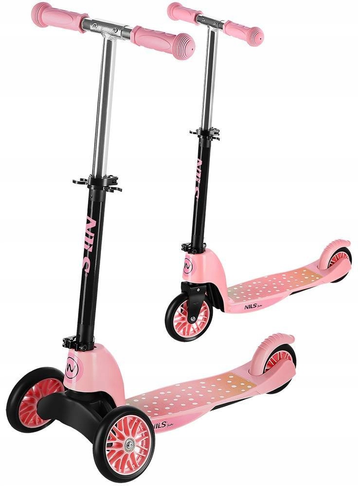 Koloběžka 2v1 Tříkolová dvoukolová skládací klasická dětská