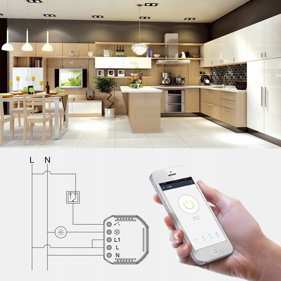RTX Moduł Sterownik Przekażnik ZigBee TUYA BEZNAPIĘCIOWY Cechy dodatkowe łączność radiowa