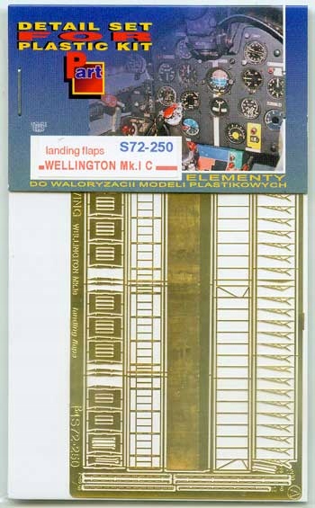 Part S72-250 1/72 Wellington Mk.Ic (klopy) (Trumpeter)