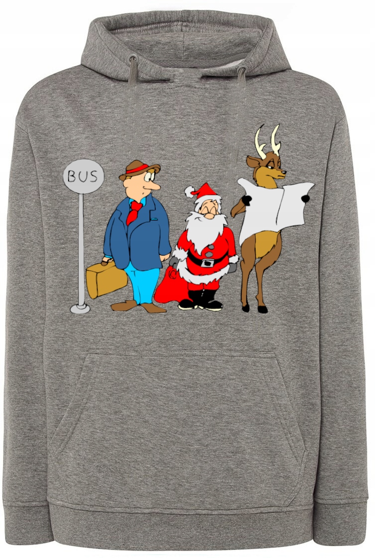 Vtipná vánoční Mikina s potiskem Mikuláš vel. M