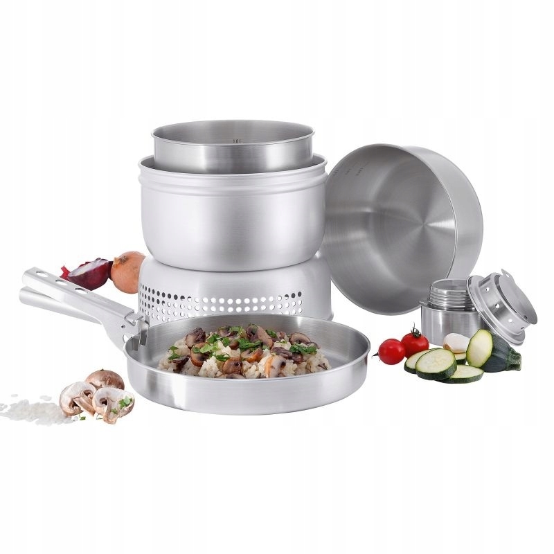 Turistický set Tatonka Multi Set Alcohol Burner nerezová ocel