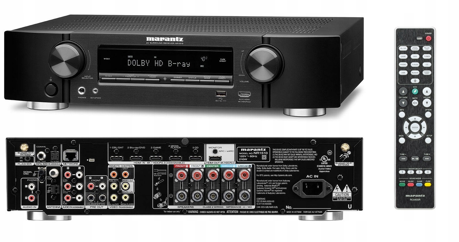 Amplituner 5.2 Marantz NR1510 Alexa AirPlay Heos