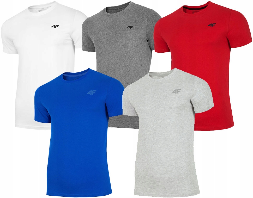 

Koszulki Męskie 4F Zestaw T-shirt 5 Sztuk r.XXL