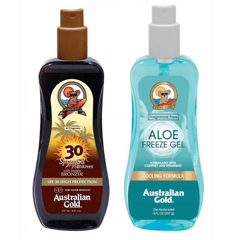 Australian Gold Spf 30 sprej s bronzerem 237 ml chladivý sprej 237 ml