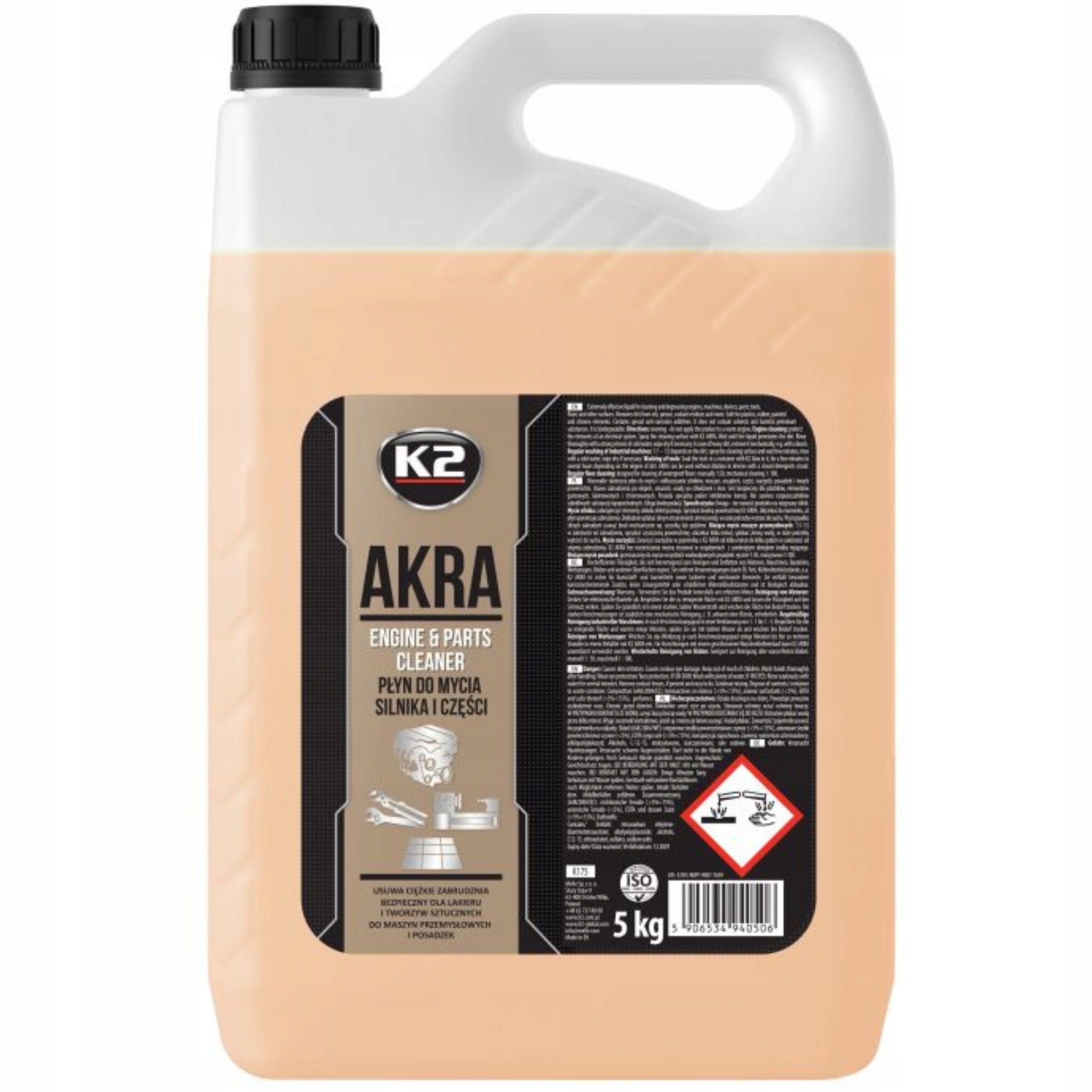 

K2 Akra 5L Środek do mycia silnika