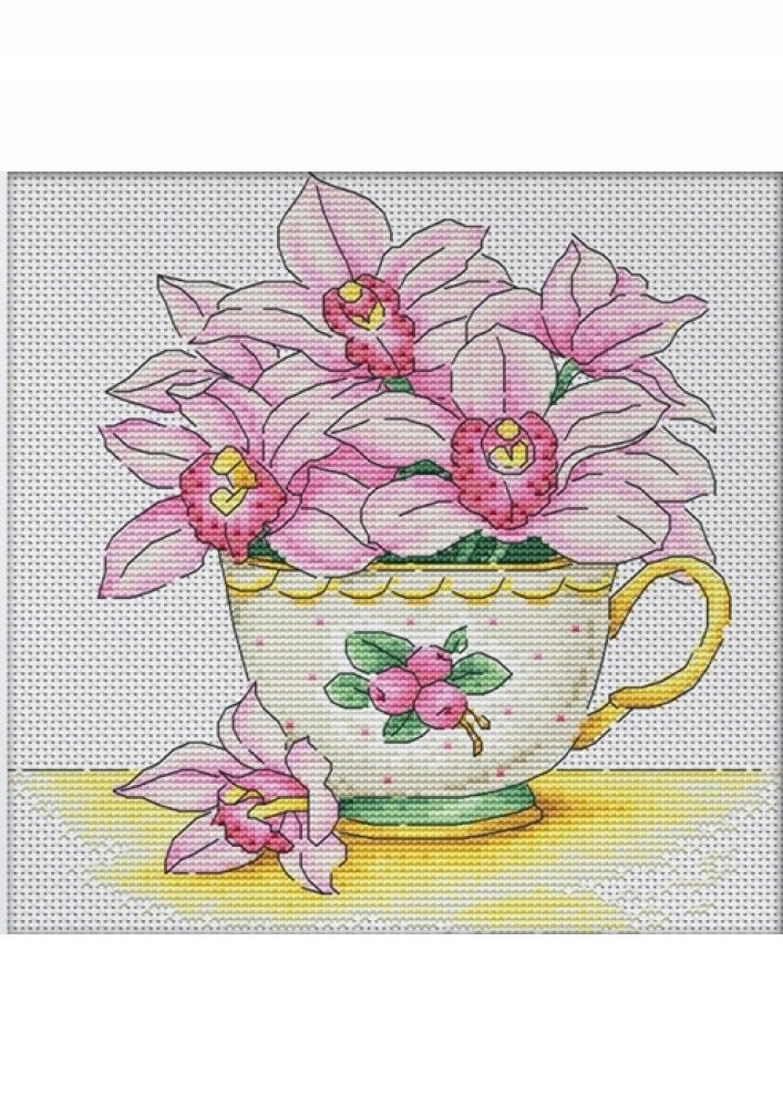 Křížková výšivka počítaná sada (kanva, mulina)