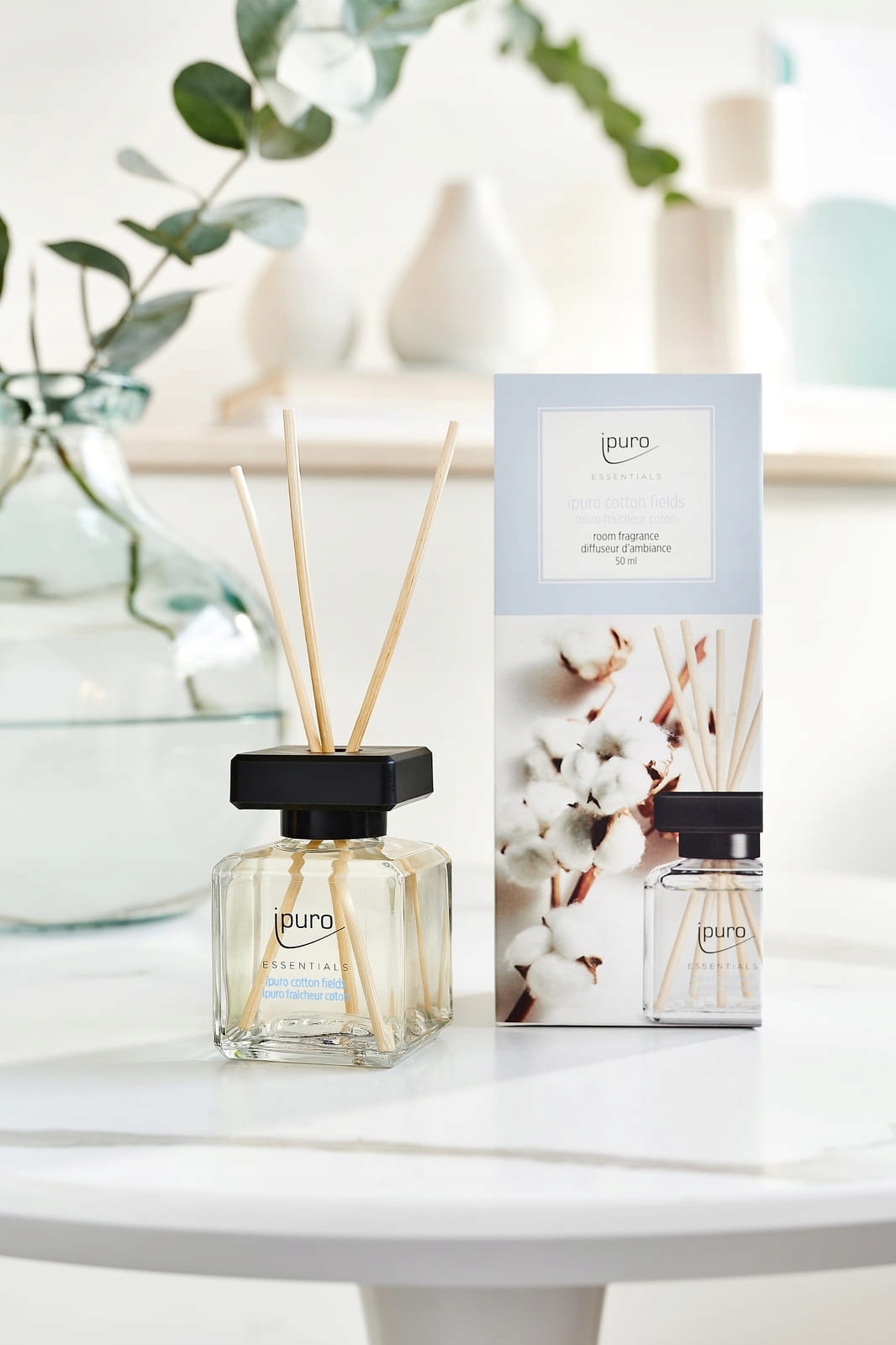 Dyfuzor zapachowy ipuro ESSENTIALS, Cotton Fields, 50 ml Nazwa zapachu producenta Cotton Fields