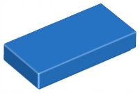 

Lego 3069b Tile Płytka 1x2 niebieska Nowa (1g)
