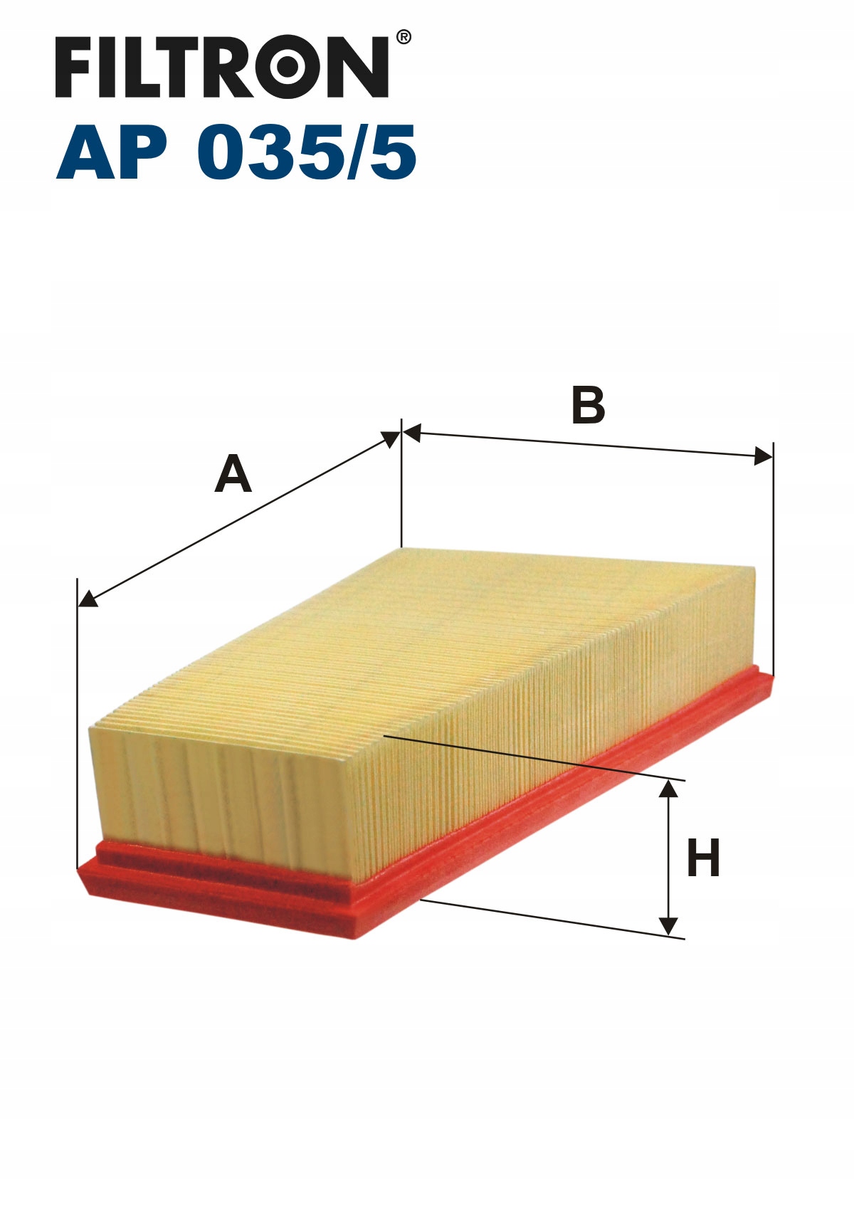 FILTRON FILTR POWIETRZA AP035/5 do MERCEDES BENZ CLA