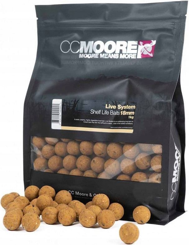 Kulki Proteinowe Zanętowe CC Moore Live System Shelf Life 18mm 5kg Na