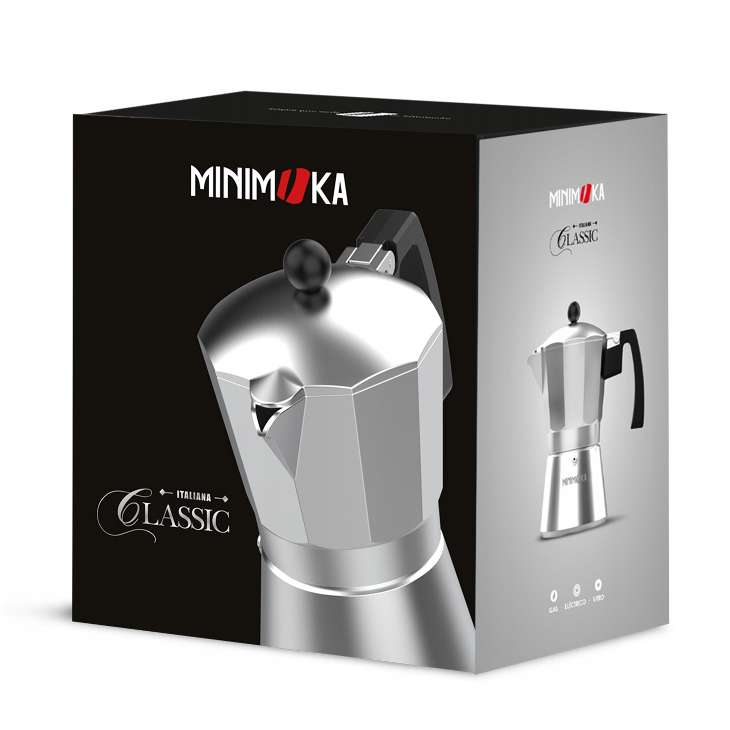 KAWIARKA CIŚNIENIOWA TYPU WŁOSKIEGO TAURUS MINIMOKA 3 FILIŻANKI 250ML STAL Kod producenta 984077000