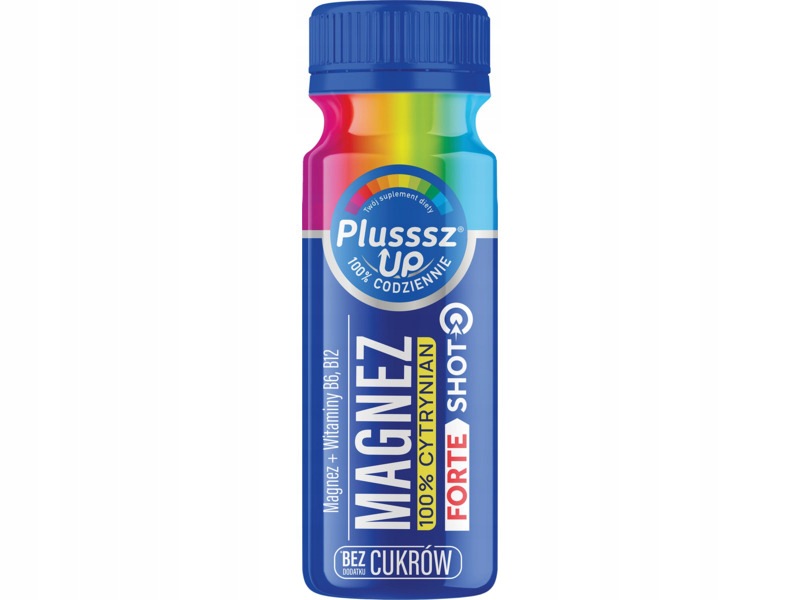 Kompleks witamin i minerałów Plusssz Up Magnez 100% Cytrynian (12 x 50 ml)