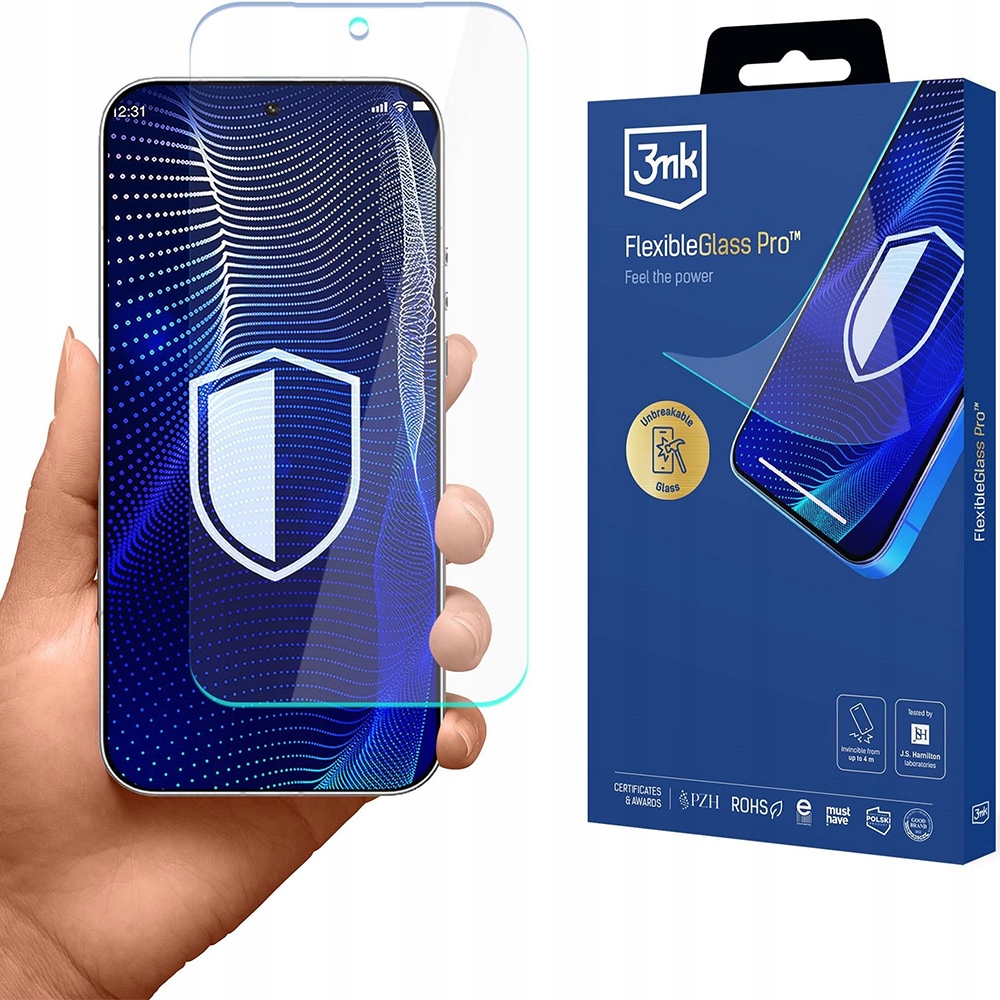 Szkło hybrydowe 3mk do Xiaomi 17 Ultra na ekran, mocne, ochronne cienkie 7H