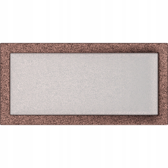 Větrací krbová mřížka 22x45cm Měď