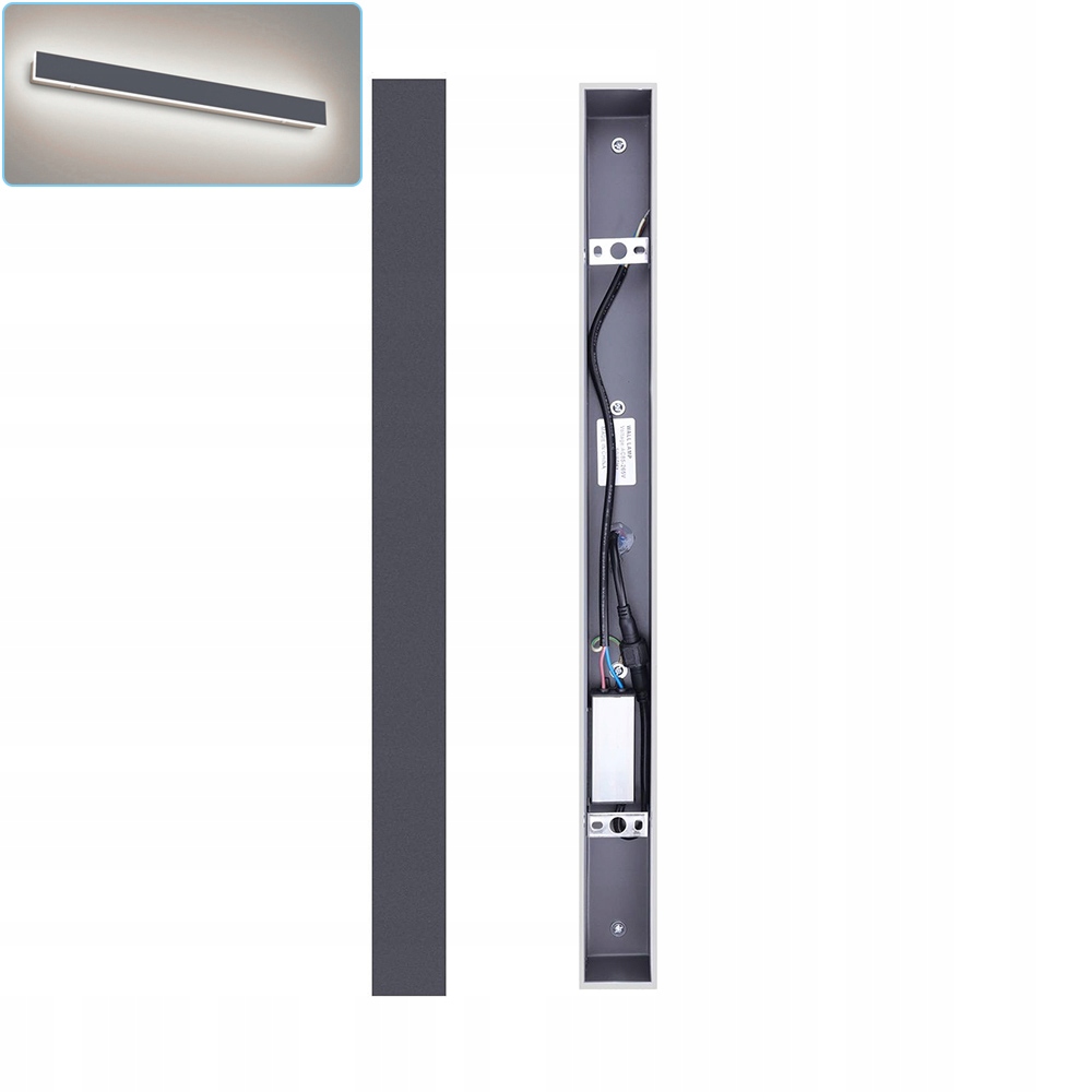 Led nástěnné svítidlo Zahradní fasádní venkovní svítidlo dlouhé 60 cm 20 W
