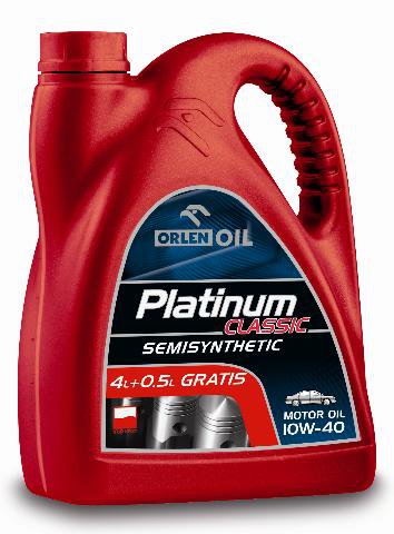 

Olej półsyntetyczny platinum 4,5 l 10W-40