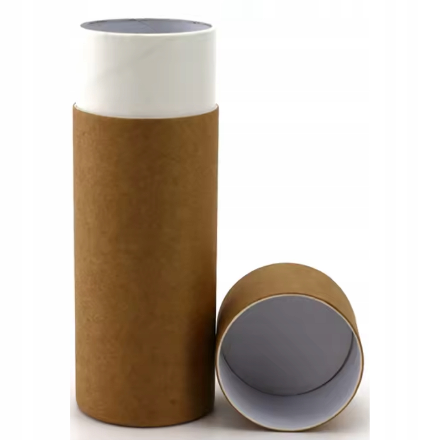 Pudełko Tubowe Papierowe Tuba Tekturowa Kraft Eko 129x51mm Na Olejek 100ml Średnica 51 mm