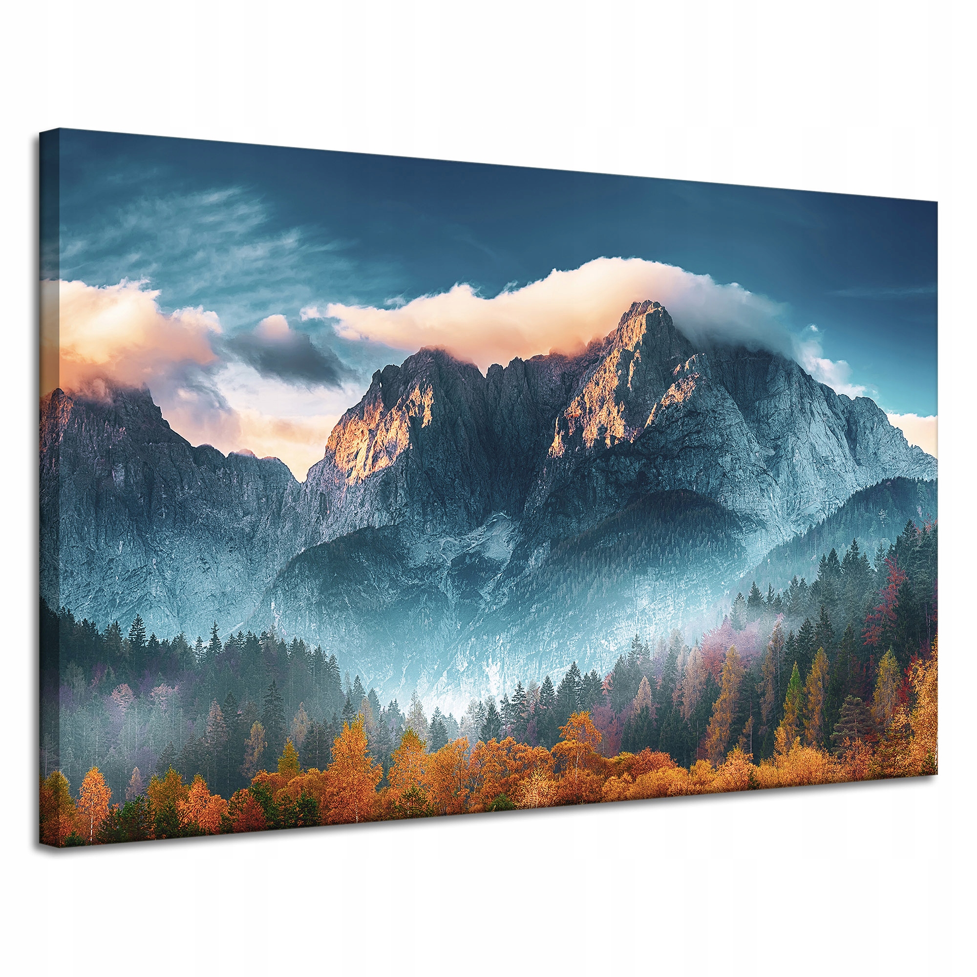 Obraz na plátně Hory Nebe Les Příroda 120x80 cm