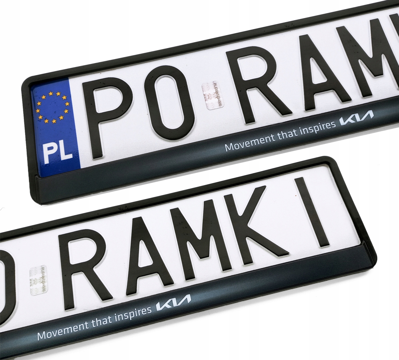 Kia Ev Picanto Proceed Rio Sportage Xceed ramki pod tablice rejestracyjne