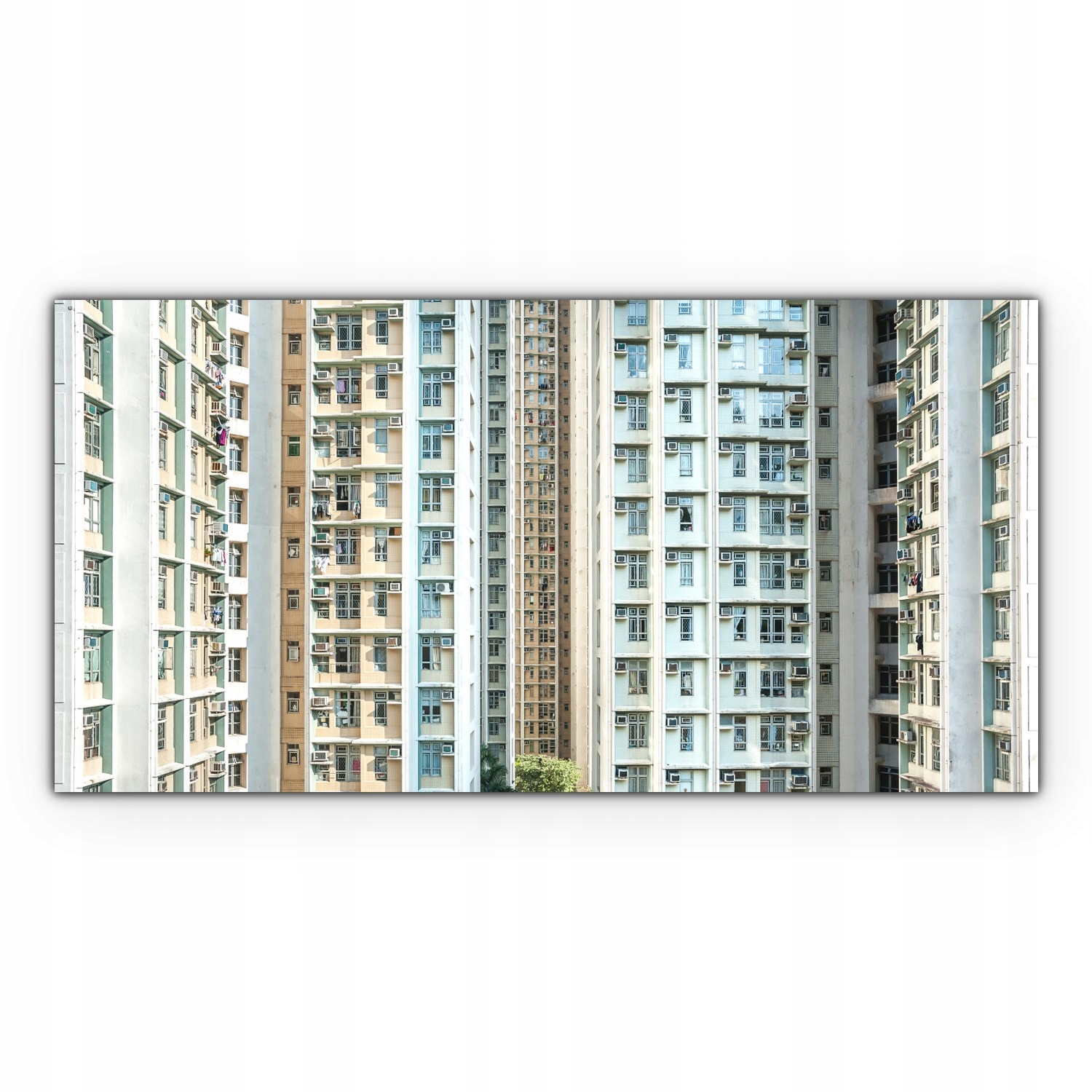 

foto-obraz na płótnie 120x60 Hong Kong Apartamenty
