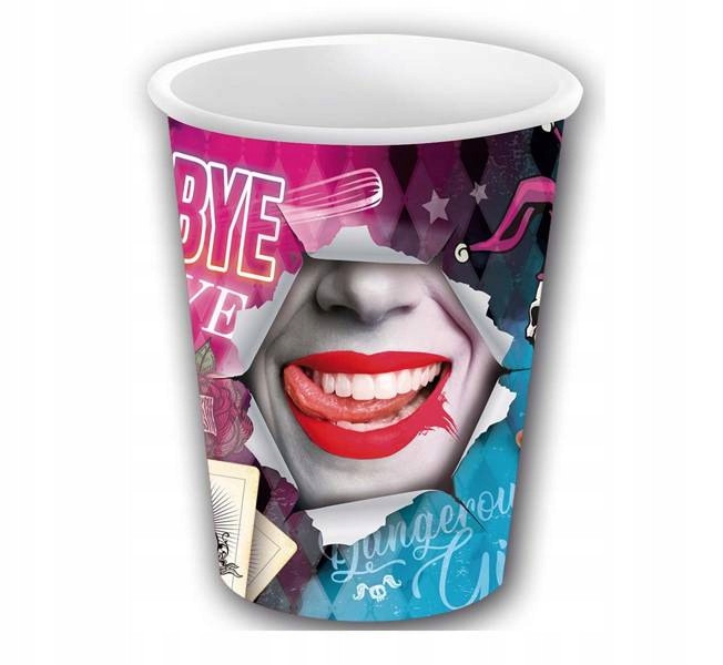 

Kubeczki Usta Harley Halloween 6 Szt. 240 ML