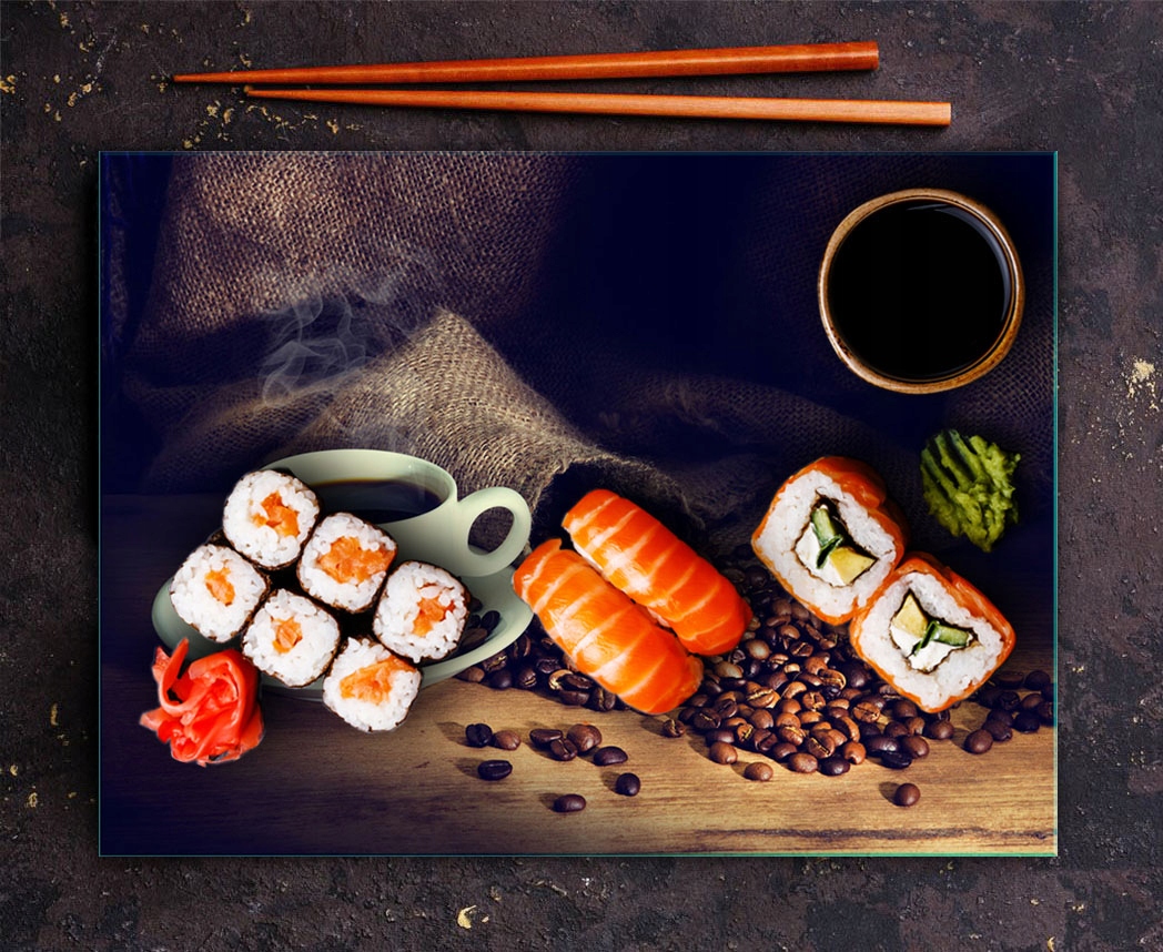 7w1 SZKLANA DESKA DO KROJENIA HARTOWANA 30x22 KAWA SZKŁO HARTOWANE Szerokość produktu 30 cm