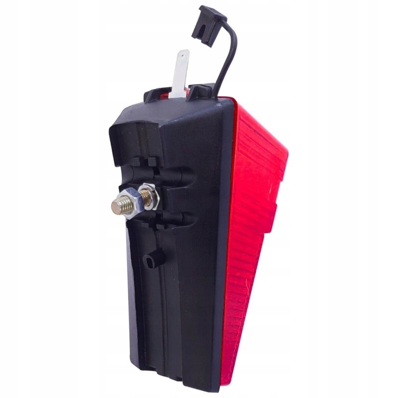 Lampa Lampka rowerowa tylna na błotnik pod DYNAMO z przewodem + żarówka 6V Model na błotnik