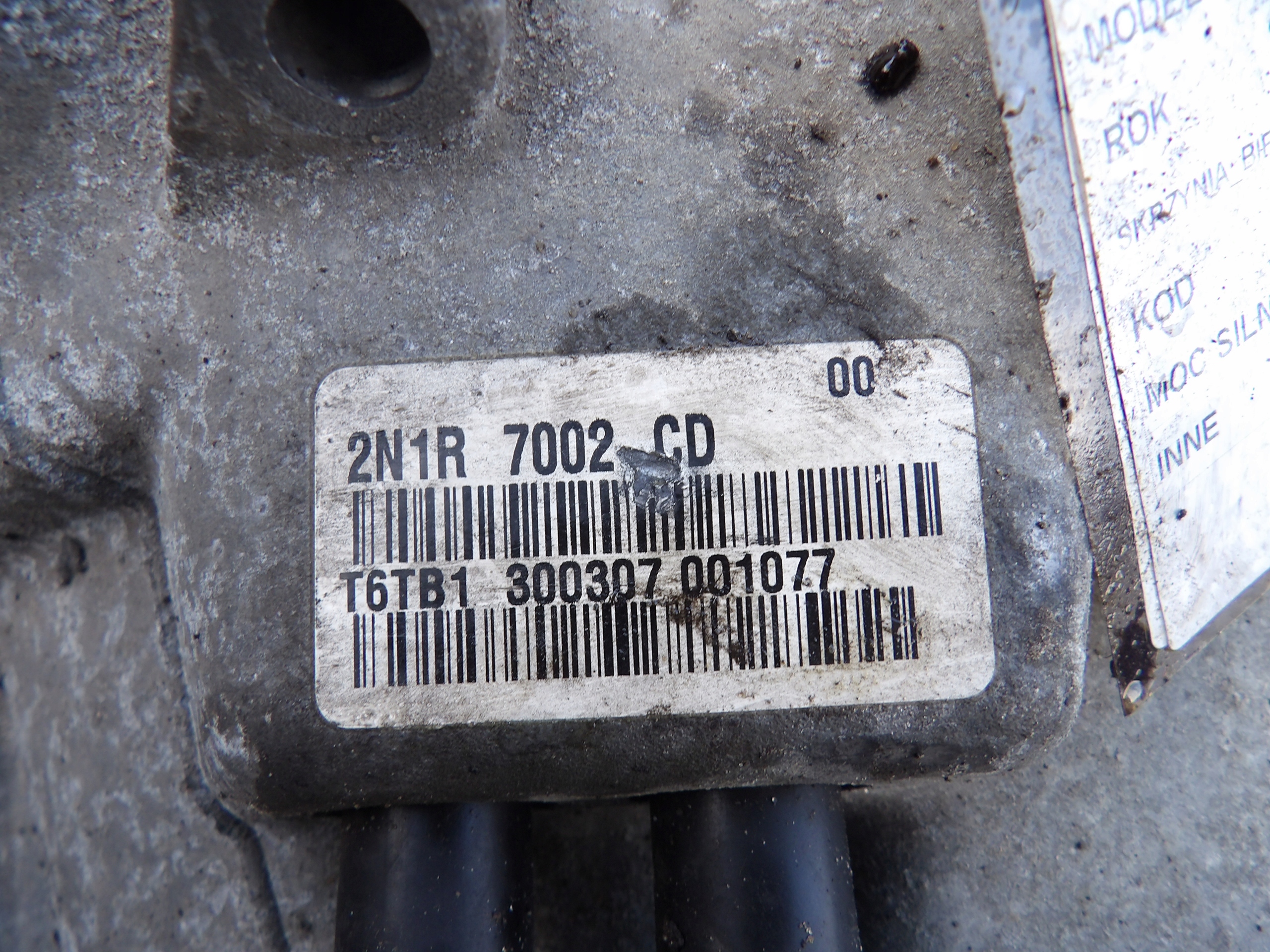 Mazda Demio II 1,4B 59KW 80KM CAMBIO 2N1R7002CD
